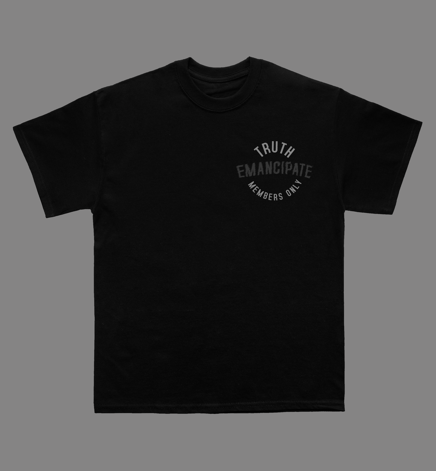 Emancipate Black Tee