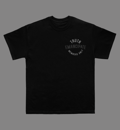 Emancipate Black Tee